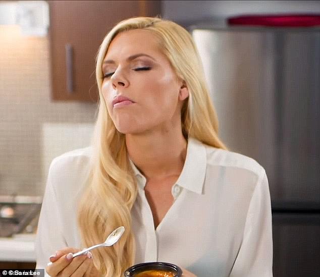 Australians are celebrating the news that Sara Lee has been saved.  Pictured is TV star Sophie Monk, one-time brand ambassador.