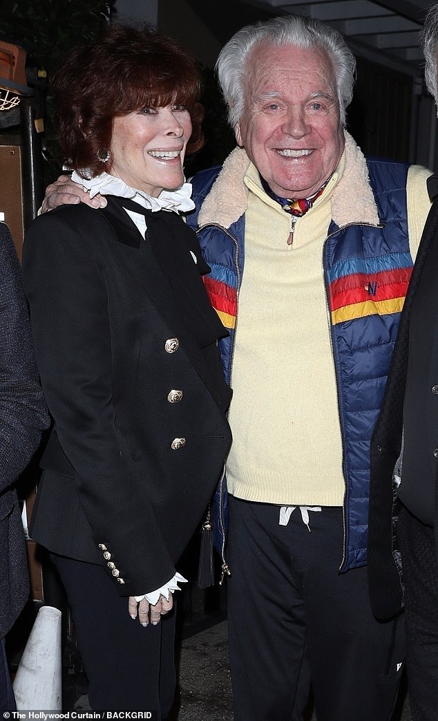 Robert was spotted with his wife, film star Jill St John, at his 94th birthday last weekend in Los Angeles.