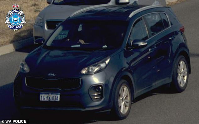 His car was last seen driving in Coogee, Perth, on Monday afternoon. Police ask people to be on the lookout for blue KIA Sportage with license plates 1GHX 834