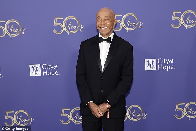 Russell Simmons photographed on October 18, 2023.
