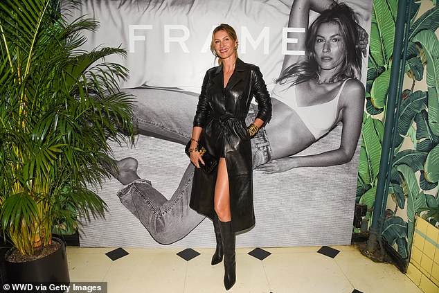 Gisele stepped out a day after attending a New York Fashion Week event, specifically the Frame NYFW dinner at Indochine. The supermodel is the face of Frame's Spring 2024 campaign
