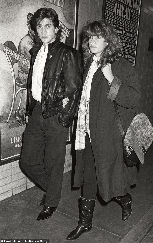 A rumored breakup with Pretty Woman star Julia has been one of the most talked about aspects of his wild life in Hollywood; seen in 1986