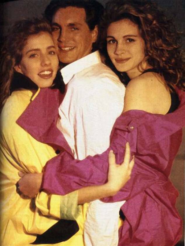 Eric and Julia with their sister Lisa (left) in 1988