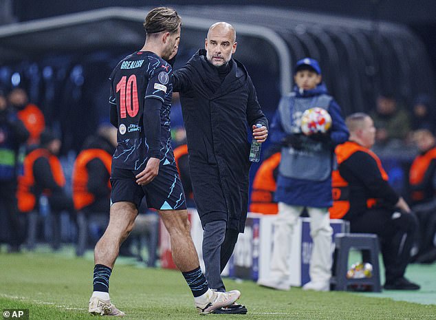 1707859340 18 Jack Grealish looks distraught after the Man City star is