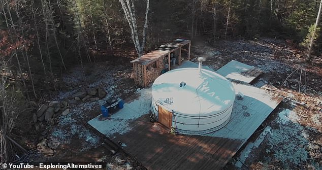 Joe and Leah Hinterberger were interviewed for the Exploring Alternatives YouTube channel and during the segment they give viewers a tour of their roundhouse.