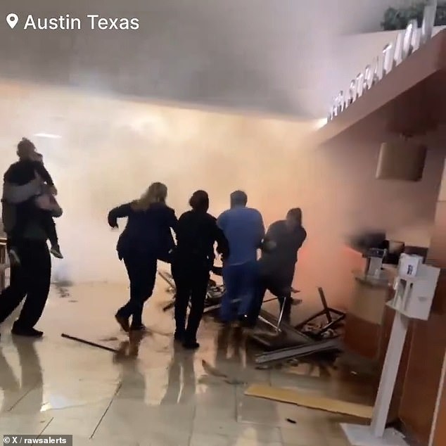 The car crashed into the emergency room at St. David's North Austin Medical Center shortly after 5:30 p.m., Austin-Travis County Emergency Medical Services said.