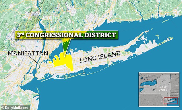 New York's special election on February 13 will be held in the Third District, which includes parts of Long Island and Queens.