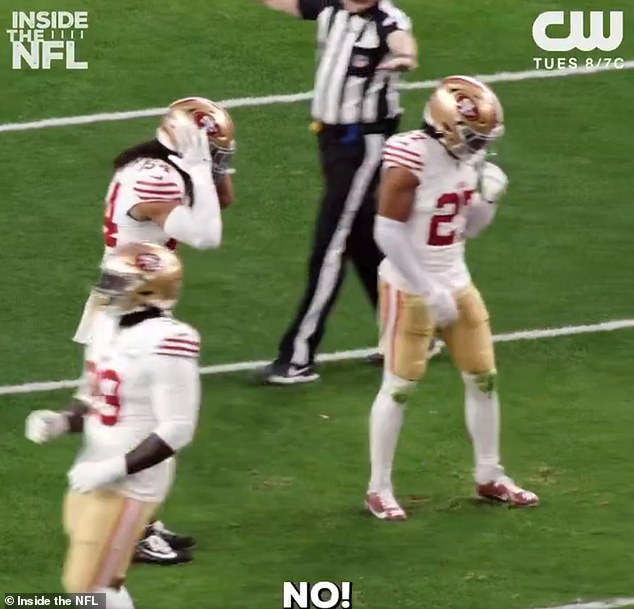 Meanwhile, the 49ers' Fred Warner was devastated to see his teammate go down.