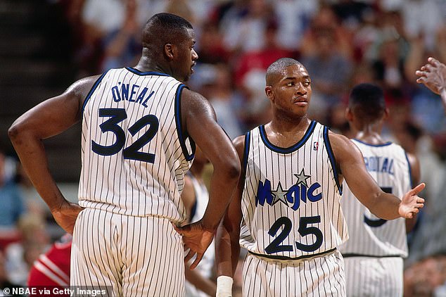 O'Neal expected Nick Anderson #25 to be the first Magic player to have his jersey retired