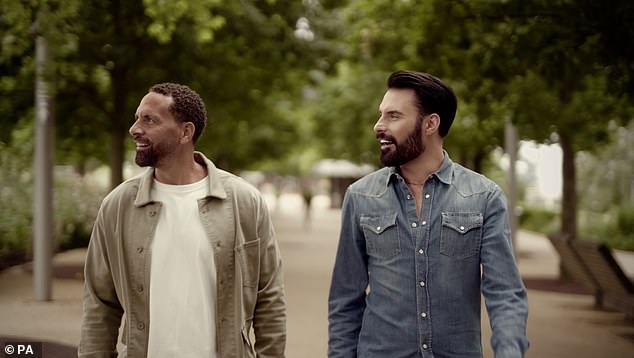 Rylan also spoke to Rio Ferdinand in the documentary about his past use of anti-gay slurs.