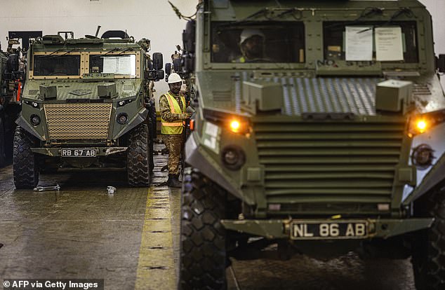 The vehicles will take part in the multi-month Steadfast Defender 24 exercise, designed to test their defenses against Russia's war against Ukraine.