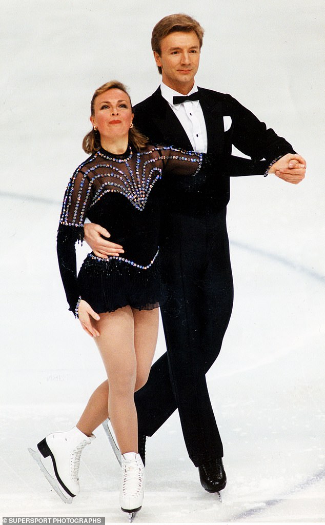 The pair are pictured together at the 1994 British Championships in the middle of their competitive career.