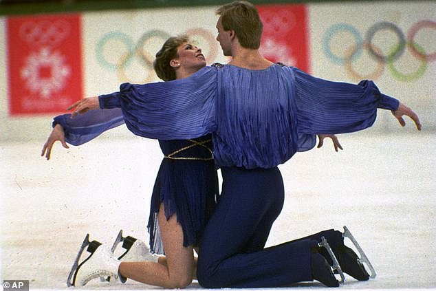 Jayne, 66, and Christopher, 65, skated to victory at the Sarajevo Winter Olympics on Valentine's Day 1984, winning the gold medal and earning the highest score ever in a single performance.