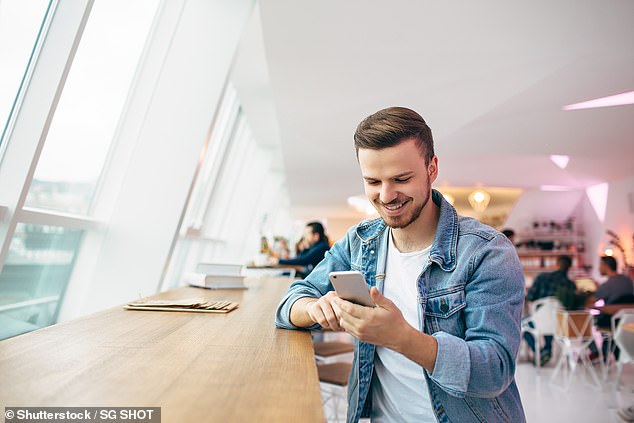 Young millennials (ages 25 to 34) also enjoy Hinge, with the majority (45 percent) of the app's users falling into this age group (stock image).