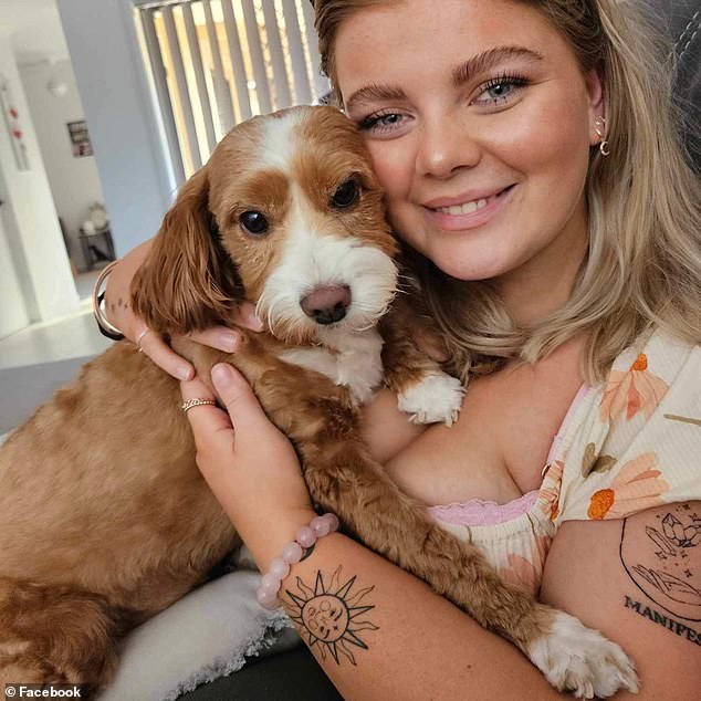 Lola (pictured with Scott's daughter Lacey) was considered a member of the family who has now had to pay a huge vet bill for failed attempts to save her life.