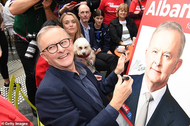 Anthony Albanese (pictured on Sunday after his historic victory) has promised to review Australia's strict deportation laws.