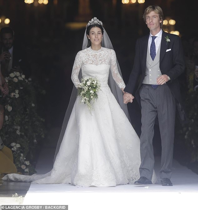 The royal wedding of Alessandra de Osma and Prince Christian of Hanover, which took place in St. Peter's Basilica on March 16, 2018