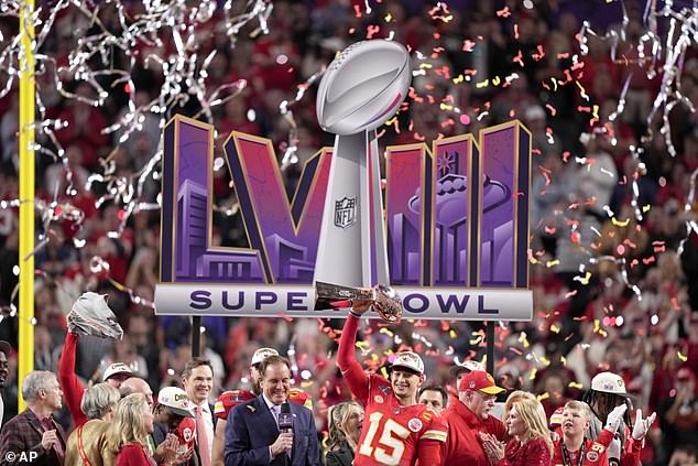 Patrick Mahomes was crowned Super Bowl MVP for the third time in his historic career.