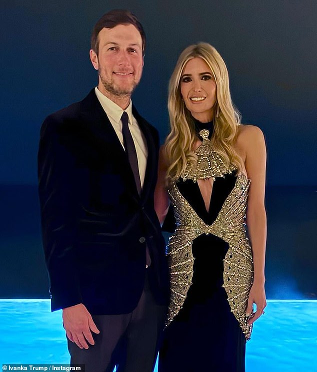 She jetted to Los Angeles, California, last month with her husband, Jared, 43, where they attended Jeff Bezos' star-studded 60th birthday celebration. you see them at the party
