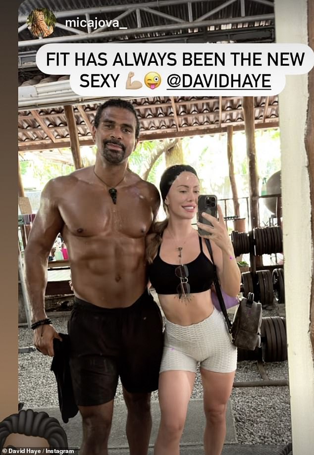 Mica said she met David (both pictured) and Sian through mutual friends while on holiday in Santa Teresa on the west coast of Costa Rica, just before the Easter holidays.