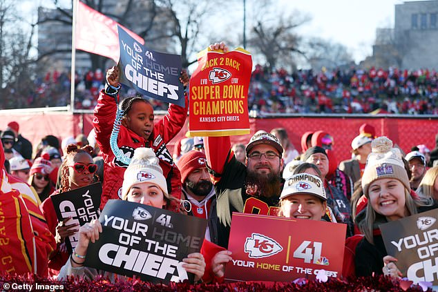 Nearly a million fans are expected to line the streets for the Chiefs parade on Wednesday.