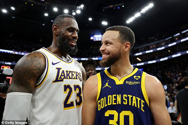 Stephen Curry's Warriors would be interested in trading for LeBron James