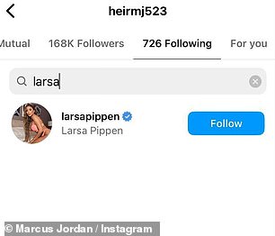 The two had unfollowed each other on Instagram at the time of the reported breakup.