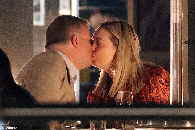 Anthony Albanese is pictured kissing Jodie Haydon at the China Doll restaurant in Sydney's Woolloomoolo Wharf in 2020.