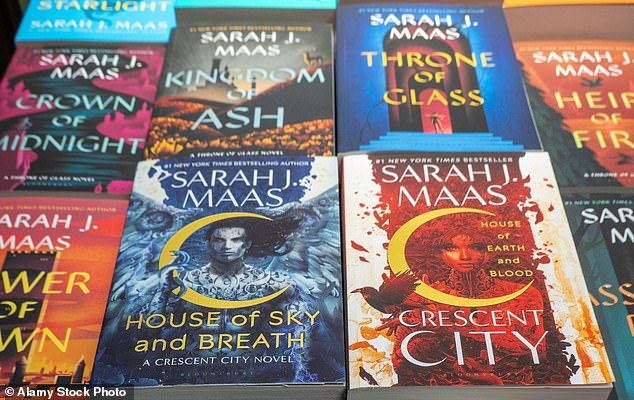 Fantasy hit: Sarah J. Maas' latest bestselling novel, House of Flame and Shadow, has been a Bloomsbury bestseller