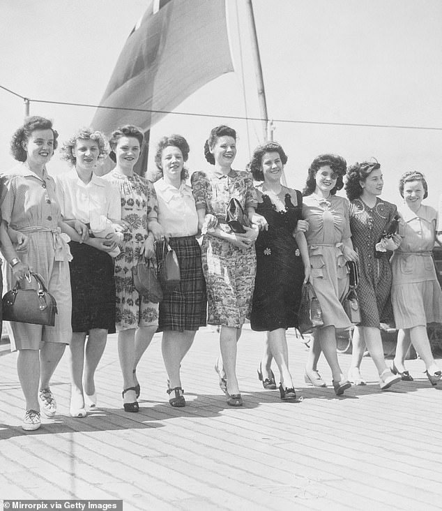 Australia has a long history of immigrants from Europe, as well as the post-war scheme called Ten Pound Poms where British people moved to the other side of the world, including these women who were members of staff at an electrical company in Glasgow that sent them there to begin a new life at the company's counterpart factory near Adelaide in 1947.