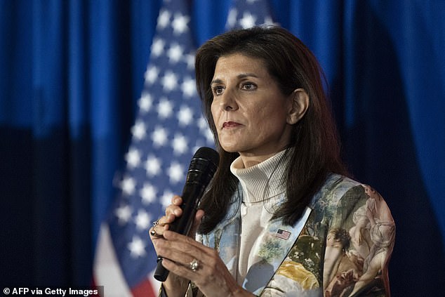 Nikki Haley, photographed campaigning in her home state of South Carolina on Tuesday, noted that Trump confused her with House Speaker Nancy Pelosi while trying to defend generational leadership in the Republican Party.