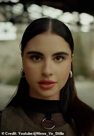 In the song, Ness (pictured) and Stilla threaten the three celebrities, who have expressed anti-war sentiments, stating that the IDF 