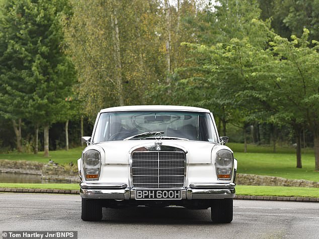 The car was completely restored at the Mercedes-Benz factory by its previous owner.