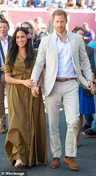 Prince Harry and Meghan Markle in the 2019 photo