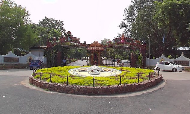He was killed at the Sri Venkateswara Zoological Park in Andhra Pradesh (pictured)