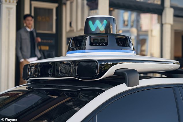 Waymo uses laser sensors, radar, 360-degree camera and on-board computer to assess its surroundings