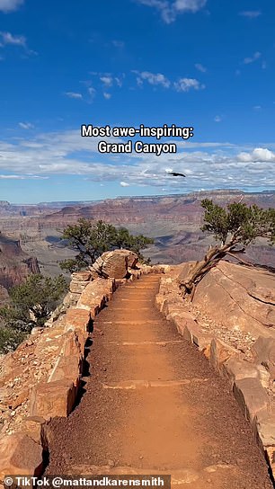 As expected, the Grand Canyon also appears on the list of finalists as the 
