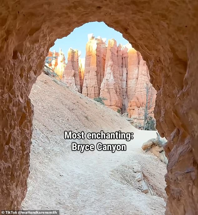 Enthusiastic travelers then named Bryce Canyon the 