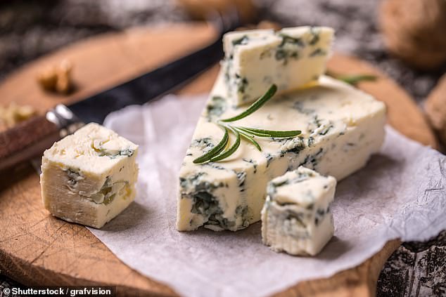 Some types of cheese, such as Roquefort and blue cheese, are intentionally inoculated with specific mold spores during the cheese-making process and are harmless.