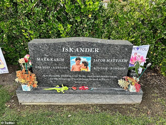 Grossman has pleaded not guilty to two counts of second-degree murder in the hit-and-run deaths of Jacob, 8, and Mark Iskander, 11.