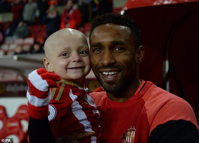 Defoe formed a special friendship with Lowery, who tragically passed away from neuroblastoma in 2017.