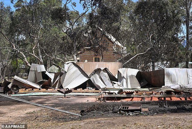Residents began returning to their properties to assess the damage after fire threats were eased.