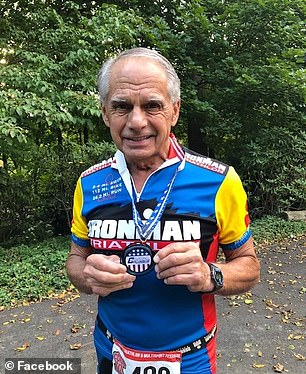 Now, at 83, he has completed eight Ironman triathlons