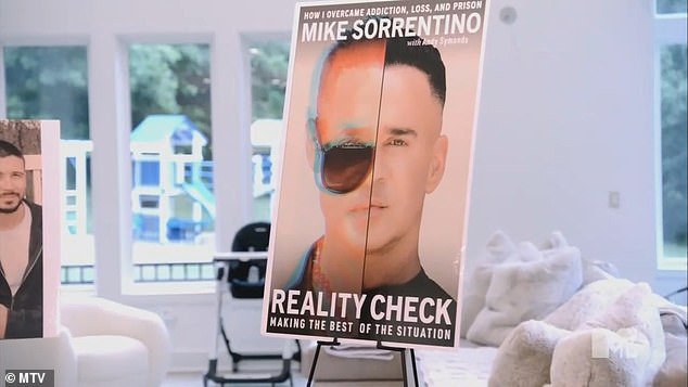 Mike, earlier in the episode, revealed the cover of his upcoming memoir titled Reality Check.