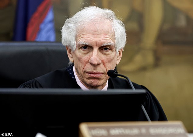 Judge Engoron, seen here, already ruled that the former president inflated his wealth in financial statements that were provided to banks and insurers.