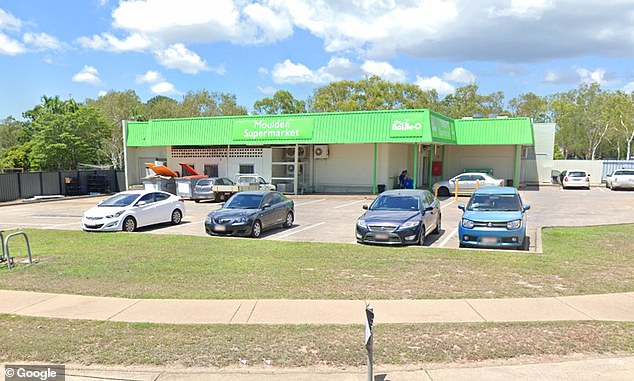 At around midday on December 20, 2022, Hunt was leaving a supermarket in Palmerston (pictured) with an iced coffee in his hands and walked towards his ute, which had a newly installed crash bar.