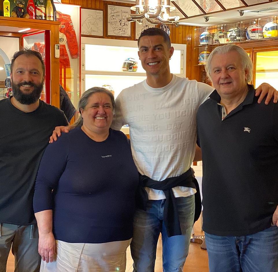 Portuguese superstar Cristiano Ronaldo visited while playing for Juventus.  He ate dumplings, pasta and tiramisu.