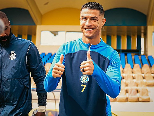 Ronaldo had another reason to celebrate as he returned to the training ground on his birthday after recovering from a calf injury.