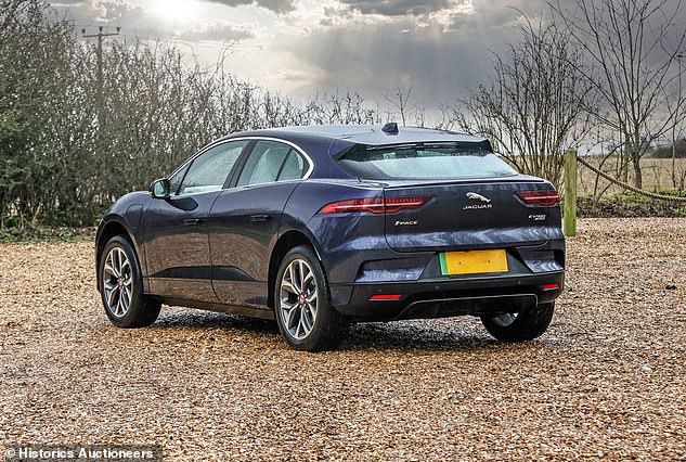 The I-Pace was personally purchased by the King in this exclusive 'Loire Blue' and was used by His Majesty to drive members of the royal family.