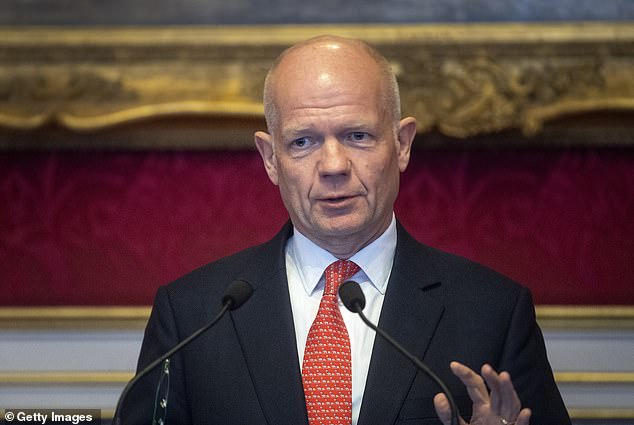 Two ministers told the Mail that former Conservative leader William Hague (pictured) was among the possible candidates for the role of Conservative Party president.